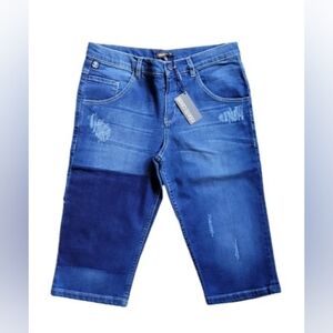 Roberto Cavalli Denim Capri Pants